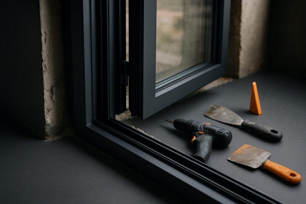 Aluminiumfenster Einbau